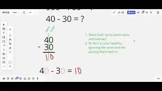 Subtracting Multiples of 10 and 100