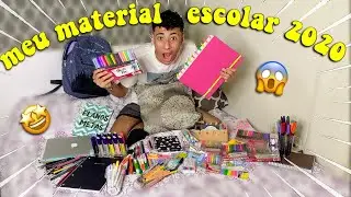 MATERIAL ESCOLAR 2020 COMPLETO! 🤩📚 | Gustax