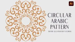 Circular Arabic Pattern |  Illustrator Tutorial