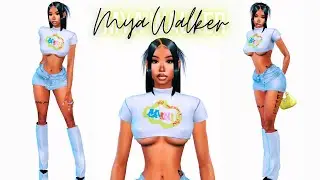 Sims 4 CAS | Mya Walker | Sim Download | CC Folder