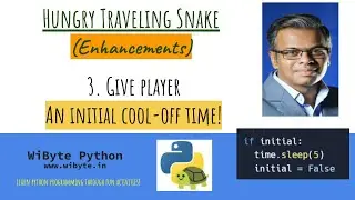 Giving an initial COOLOFF period in the HUNGRY TRAVELING SNAKE project