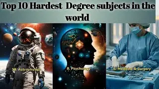 TOP 10 Hardest Degree Subjects In The  World