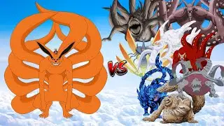 Kurama Vs Tails Beast