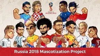 Russia 2018 Worldcup Mascotization project