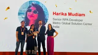 Few precious moments before receiving MVP award from BOSS of BOTS Daniel Dines most memorable day
