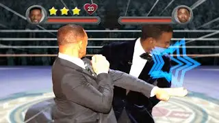 Will Smith slaps Chris Rock in Punch-Out