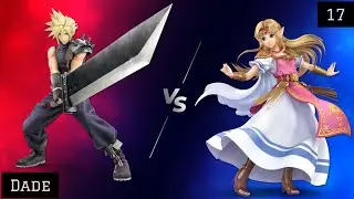 Torneo: S@X 504 - Dade (Cloud) Vs. 17 (Zelda) | SSBU