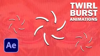 Create TWIRL BURST MOTION GRAPHICS With This AFTER EFFECTS Trick