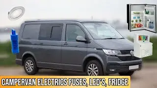 VW Transporter T6.1 Camper Conversion - Ep 14 Electrics Pt3 LED's & Appliances