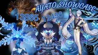 C0 AYATO SHOWCASE||قوة اياتو||GENSHIN IMPACT