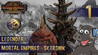 Total War: Warhammer 2 - Legendary Skarsnik Mortal Empires - #1 - Schemes? I got Schemes!