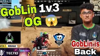 GobLin 1v3 OG 😱 Old GobLin Back in from 🔥 Skyesports Champions Series @skyesportsgaming