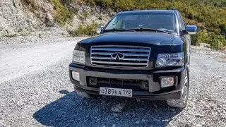 Оживление ИНФИНИТИ QX56 ДОЛОЙ ПНЕВМУ, ставим аммортизаторы