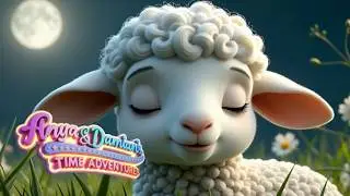 Playful Little Lamb Lullaby 🐑🌙 | Calm Meadow Sleep Music for Babies