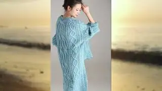✔️СТИЛЬНЫЕ БРЕНДОВЫЕ платья спицами к Новому году и не только