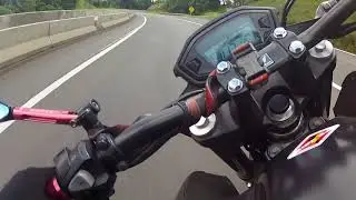 LUCAS044 CB500F - Subindo a serra de Mauá da Serra