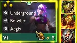 Vi Carry - TFT - 8 Brawler Gameplay (Funny moments)