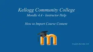 Moodle 4.4 Import all or some Course Content