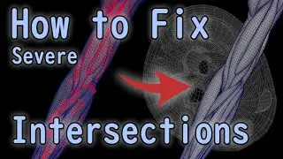 [No Cut] How to Fix Intersections for Ziva Workflow!
