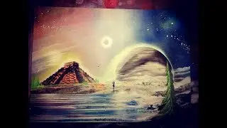 Pyramida La Mayana Spray paint Art 5thYT TUTORIAL