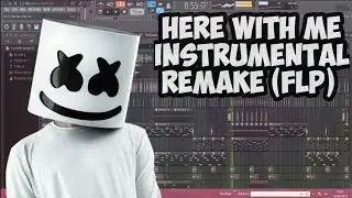 Marshmello - Here With Me ft.CHVRCHES | Instrumental & FLP
