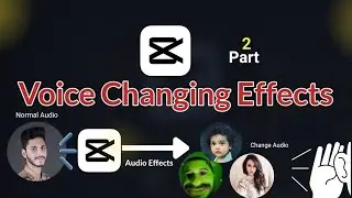 How To Change Voice In Capcut | Audio Effects | Capcut Audio Eidting | Girl Voice | Trickster