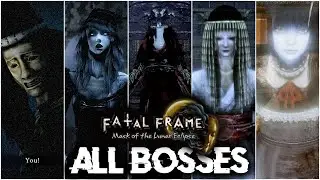 Fatal Frame: Mask of the Lunar Eclipse All Bosses/Ghosts + Ending (Project Zero) (2K60fps)