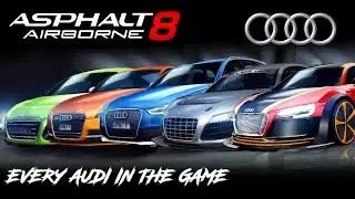 Asphalt 8: Full Audi Showcase (Every Car in-game)