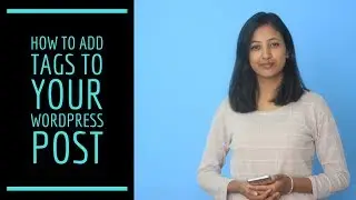 How to add tags to your WordPress Post