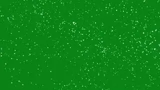 Gently falling snow green screen No copyright
