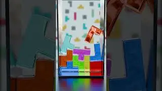 Tetris Jelly soft body #softbody #simulation #shorts