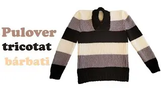 Pulover tricotat barbati