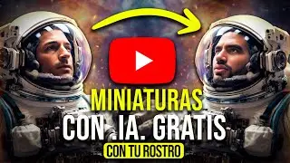 Crea Miniaturas Impactantes con IA y tu Rostro para YouTube - Tutorial Gratuito y Fácil