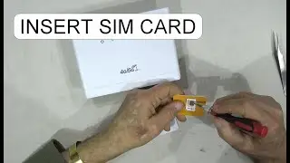 INSERT SIM CARD  TO 4G 5G SIM MODEM ROUTER