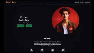 Create a Portfolio Website Using HTML & CSS –  apna portfolio kese banaye  #portfolio