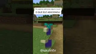 Se liga nesse Mod Minecraft #memes #shorts #minecraft
