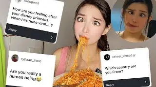 *EATING SPICY SAMYANG + Q&A WHILE SPEAKING IN ENGLISH ONLY!🥵🥵🥵 #PART1 #ShaineJoaquin #DisneyPrincess