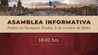 🔴📢 Primera asamblea informativa de Morena desde Puebla.