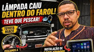 “CAIU DENTRO DO FAROL 😳 + Instalei Rádio Android no Caminhão no Mesmo Dia!”