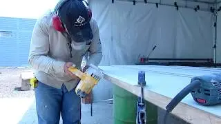 Step by step porcelain kitchen sink - First video