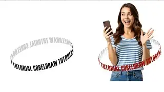 Revolving text in CorelDRAW | Rotating text for advertisements | Coreldraw tutorial | Graphic design