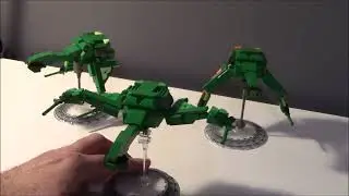 STAR TREK TNG KLINGON BIRD OF PREY  MOC by BWTMT Brickworks