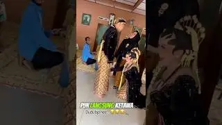 momen lucu ketika pengantin pria salah injak saat prosesi injak telur ‼️‼️ 