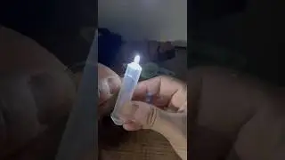 Şırıngadan el feneri yapımı