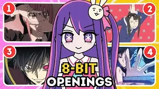 🎶 Guess The Anime OPENINGS in 8-Bit Version! 🔥🤯 | Part 2!