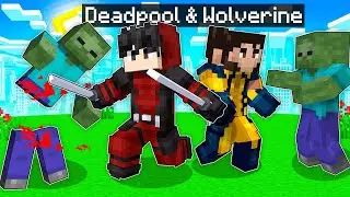 We've Became DEADPOOL and WOLVERINE in Minecraft! (tagalog)