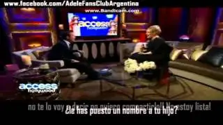 Backstage de Adele en los Globos de Oro - Entrevista subtitulada.