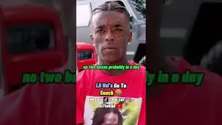 Lil Uzi’s Go To Snack 🍪😂