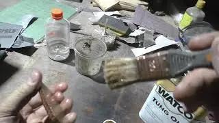 Тест масел Watco тунговое и тиковое.