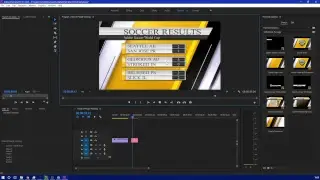 Adobe Premiere Pro 2018 CC Sports Package [Essential Graphics]